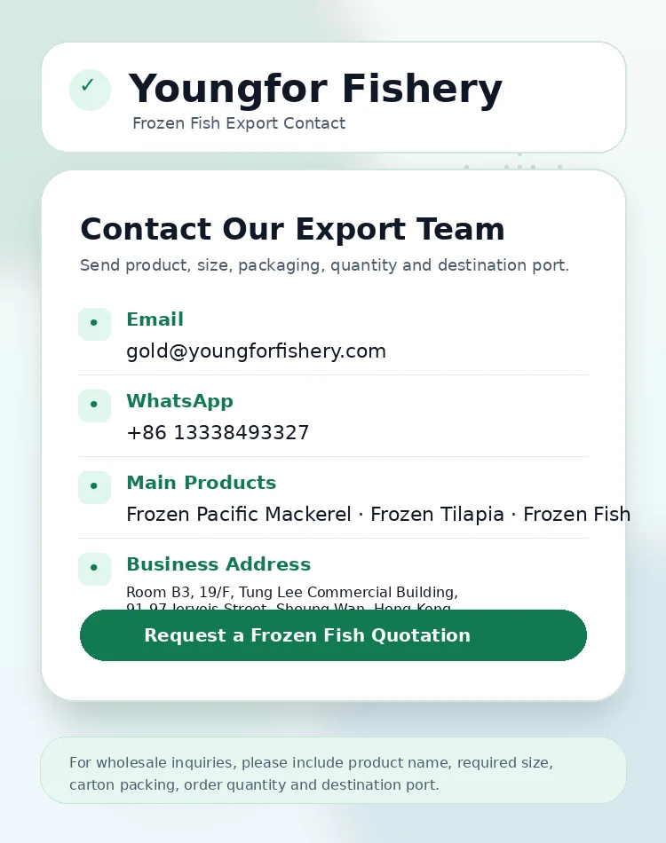 Reviewing fish specifications