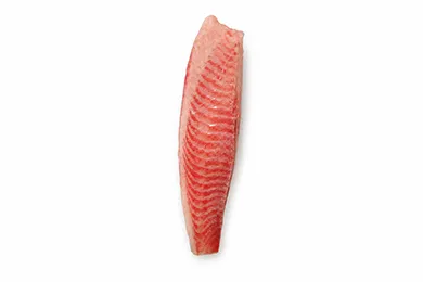 Frozen tilapia fillet portions for private label and foodservice orders
