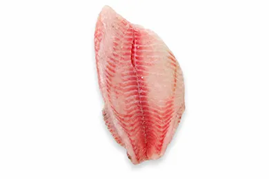 Shallow skinned frozen tilapia fillets for wholesale seafood supply
